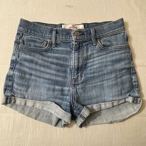 Hollister Womens Size 3 W26 California‎ Denim Jean Shorts Women's  Blue Cutoff